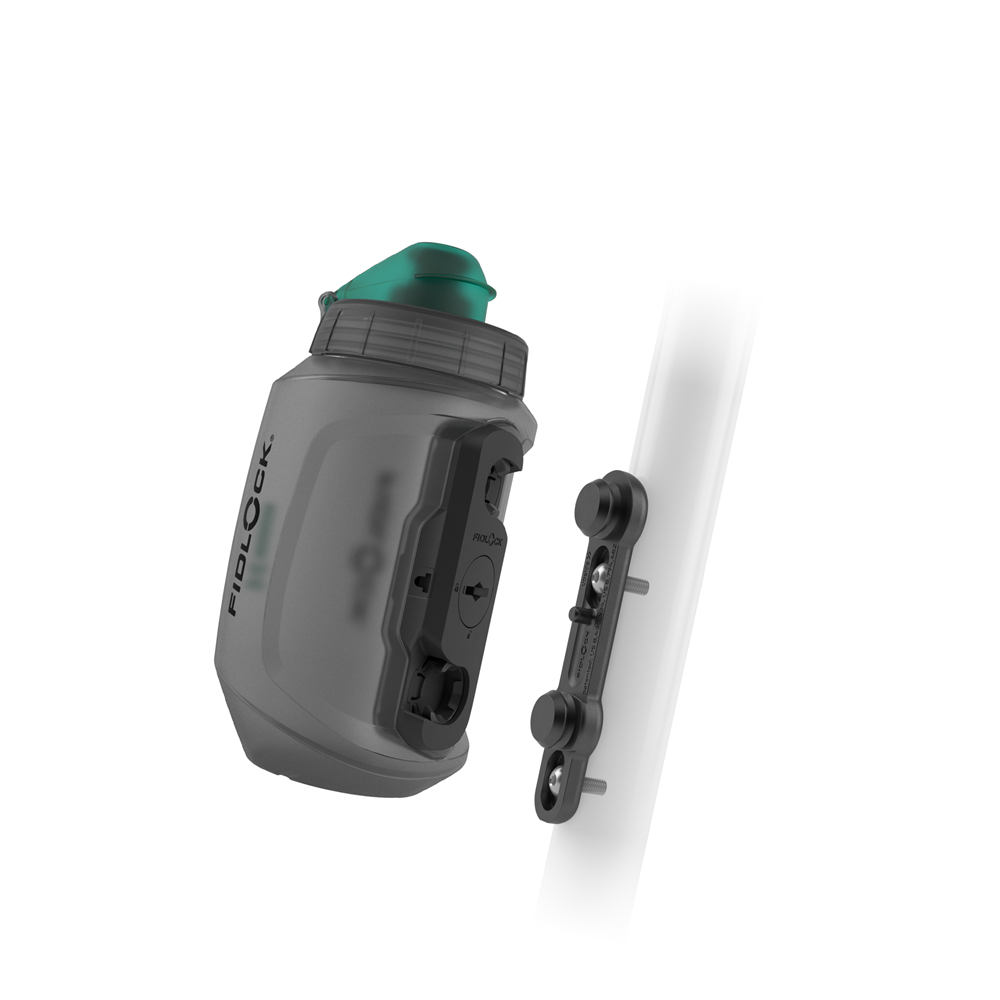 Set Trinkflasche und Flaschenhalter FIDLOCK TWIST BIKE BASE 550 ml Antibakteriell