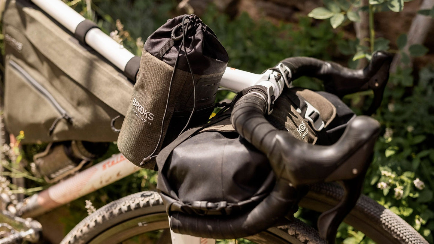 BROOKS SCAPE FEED POUCH Lenkertasche Grün