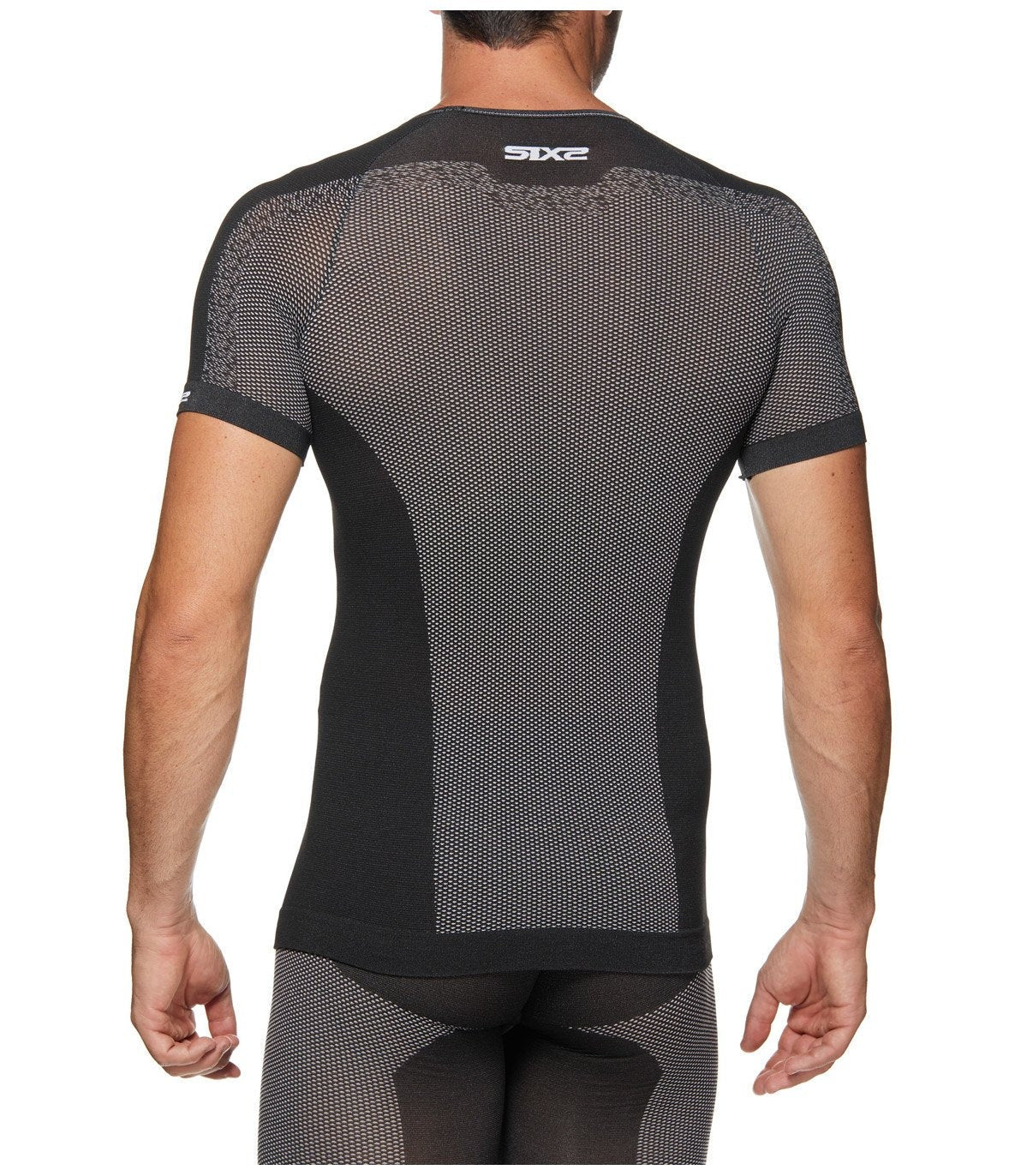 Unterzieher SIXS TS1L BT Kurzarm Schwarz Carbon