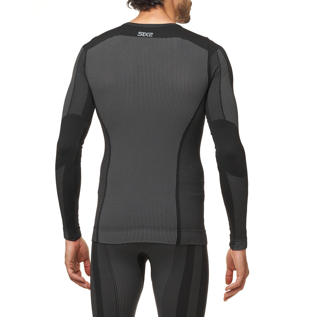 Unterwäsche SIXS TS2 V2 Longsleeve Schwarz Carbon