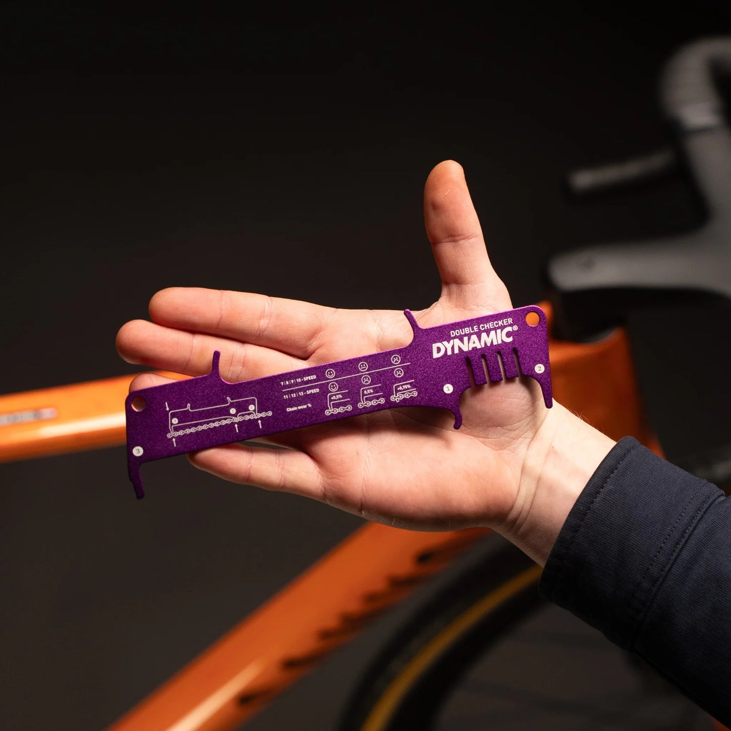 DYNAMIC Ketten- und Scheibenverschleißprüfer