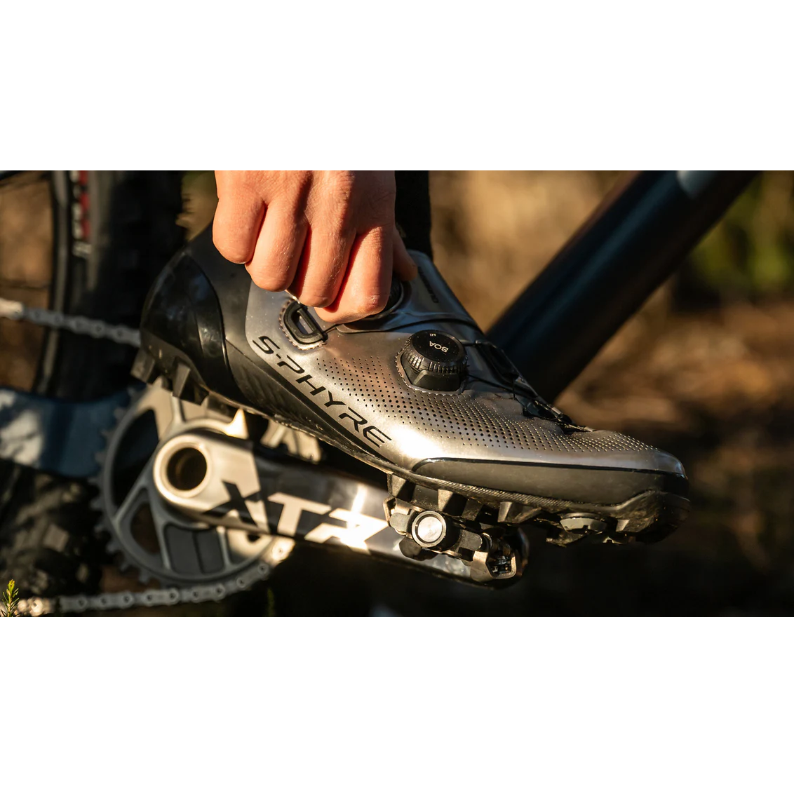 MTB-Schuhe SHIMANO XTR XC903S S-PHYRE Silber - Limitierte Auflage