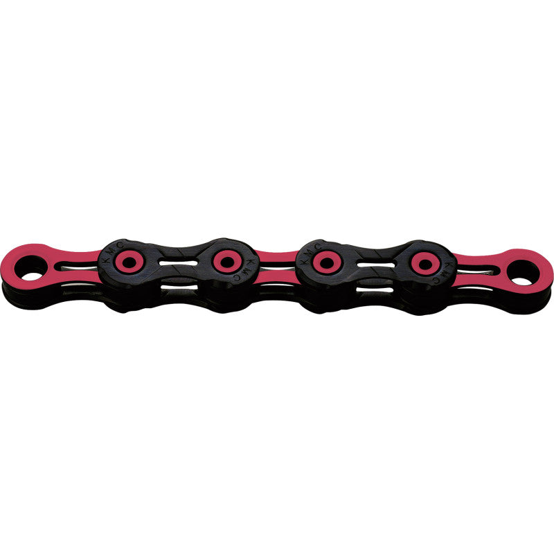 12V KMC DLC12 Kette Schwarz/Rosa Gewachst