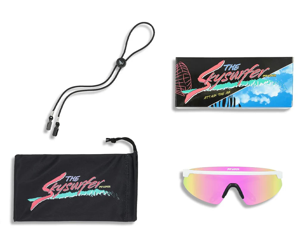 Brille PIT VIPER THE MIAMI NIGHTS SKYSURFER Polarisiert Rainbow