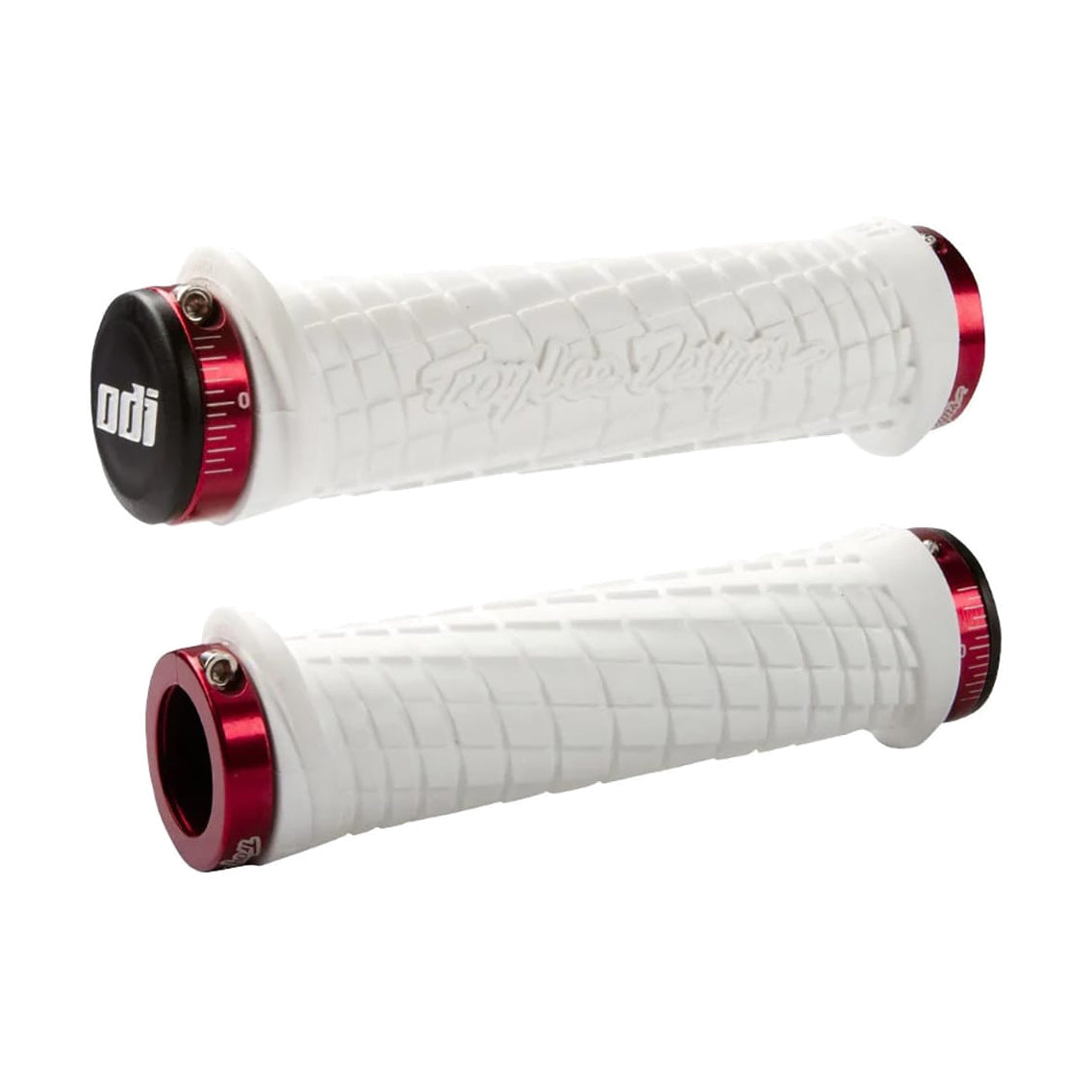Grips ODI TROY LEE DESIGNS Lock-On 130 mm Weiß