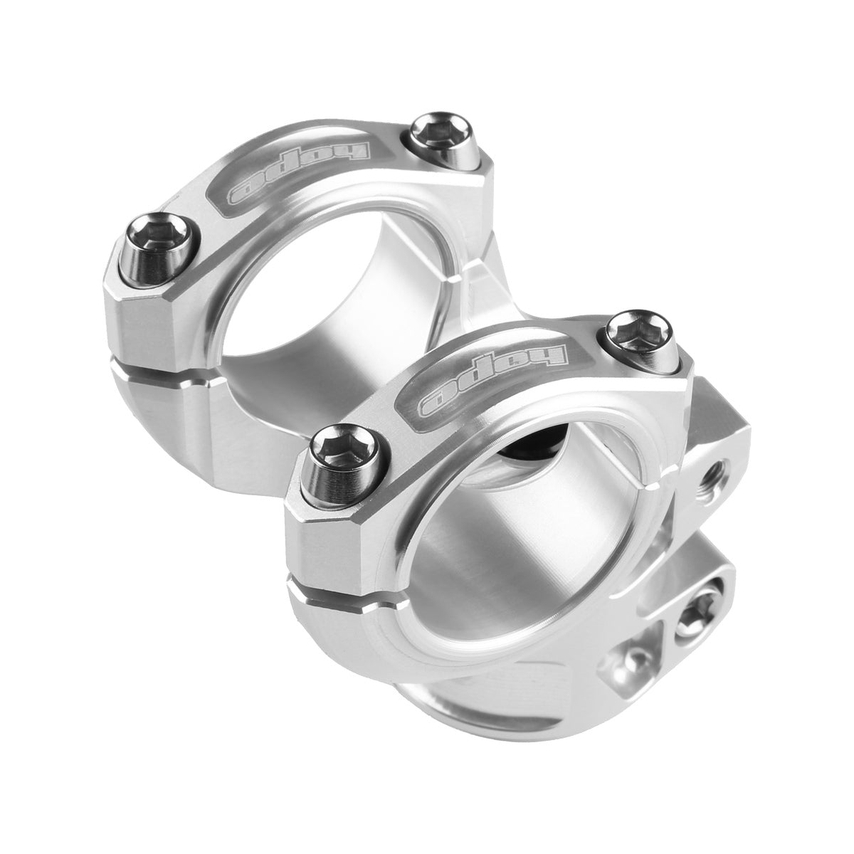 HOPE GRAVITY Vorbau 20 mm Silber — Hauptansicht auf weißem Hintergrund