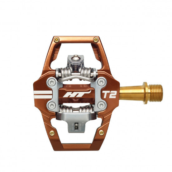 HT-Pedale COMPONENTS ENDURO T2T Titanium Bronze