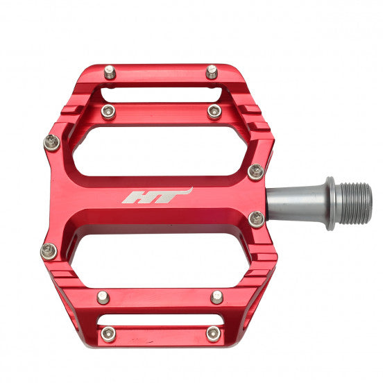 BMX-Flachpedale HT COMPONENTS AR09SX Rot