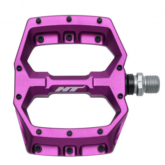 Pedale flach HT COMPONENTS SPIDER AF03 Violett