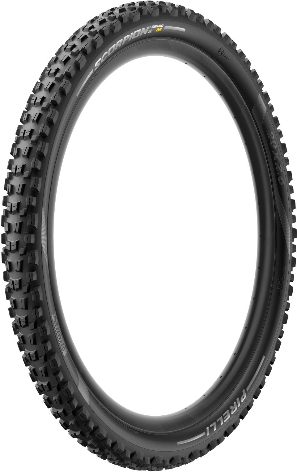 PIRELLI SCORPION ENDURO M COLOUR EDITION Reifen 29x2.60 HardWall Tubeless Ready Faltreifen Schwarz/Gold