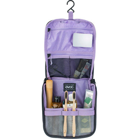 EVOC WASH POUCH Kosmetiktasche Schwarz/Violett