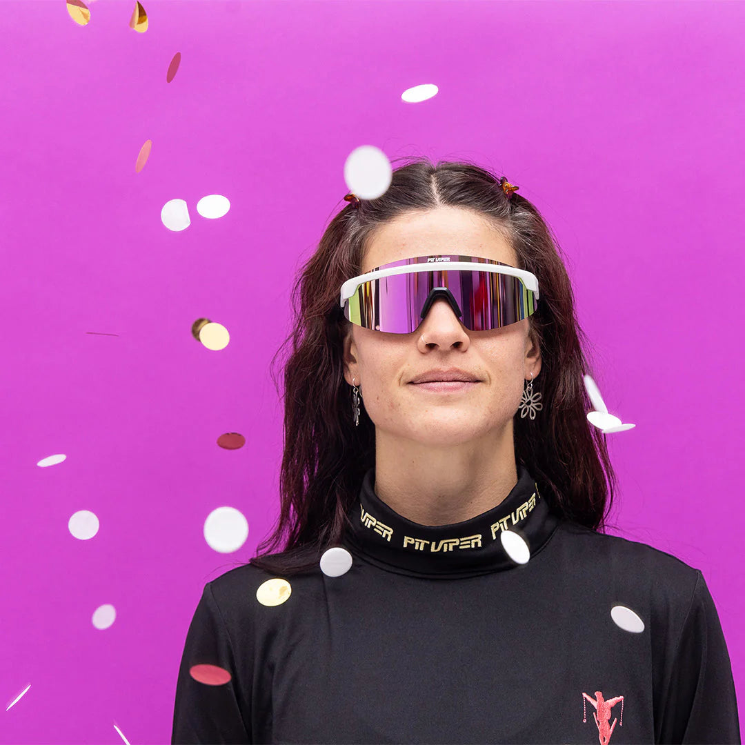 Brille PIT VIPER THE MIAMI NIGHTS SKYSURFER Polarisiert Rainbow