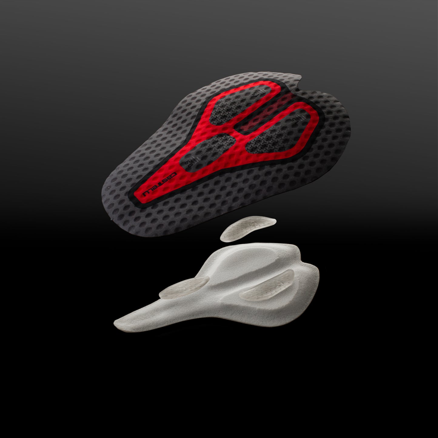 CASTELLI ESPRESSO Lange Trägerhose Grau