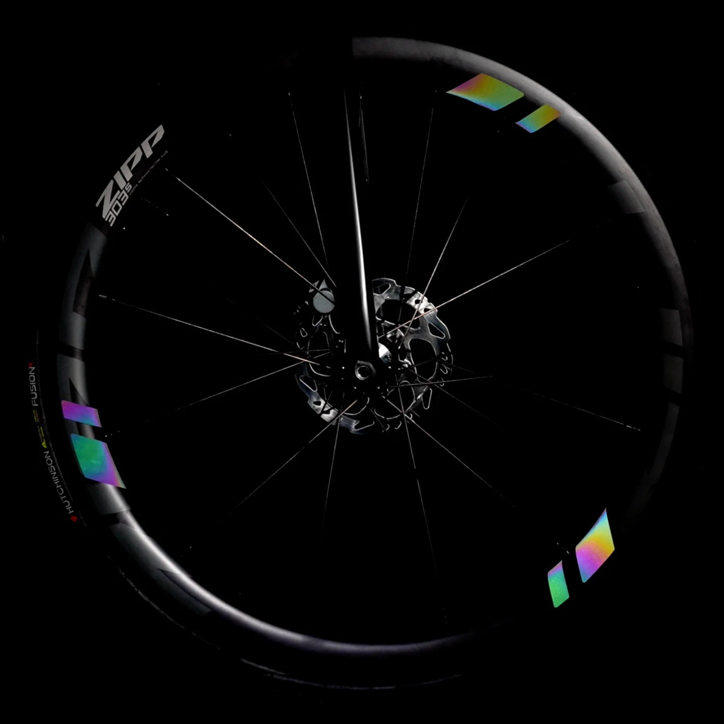 THE BEAM WHEEL FLASH 2.0 Rainbow Reflektierende Sticker