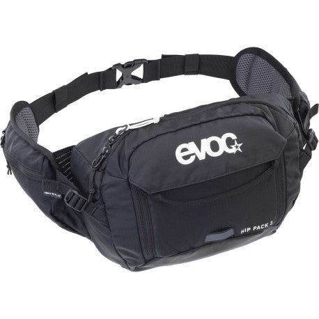 EVOC HIP PACK 3 L Bananentasche + 1.5 L Wasserbeutel Schwarz