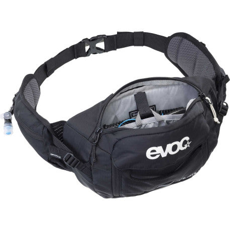 EVOC HIP PACK 3 L Bananentasche + 1.5 L Wasserbeutel Schwarz