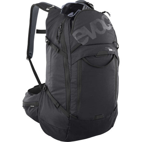 EVOC TRAIL PRO BLACKLINE 26 L Rucksack mit Rückenplatte Schwarz