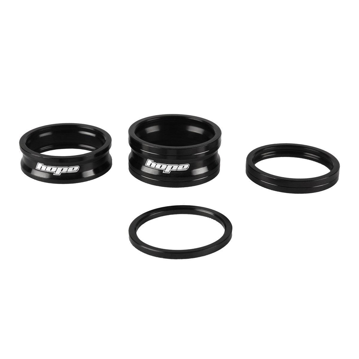 HOPE SPACE DOCTOR Steuersatz-Spacer 1"1/8 Schwarz