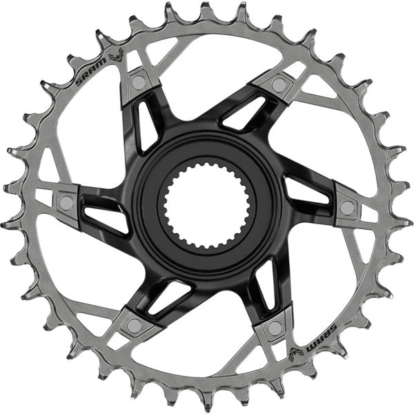 SRAM XX T-TYPE 12-fach-Kettenblatt für BOSCH E-MTB Gen4/Gen5, Direct Mount, Aluminium, Schwarz