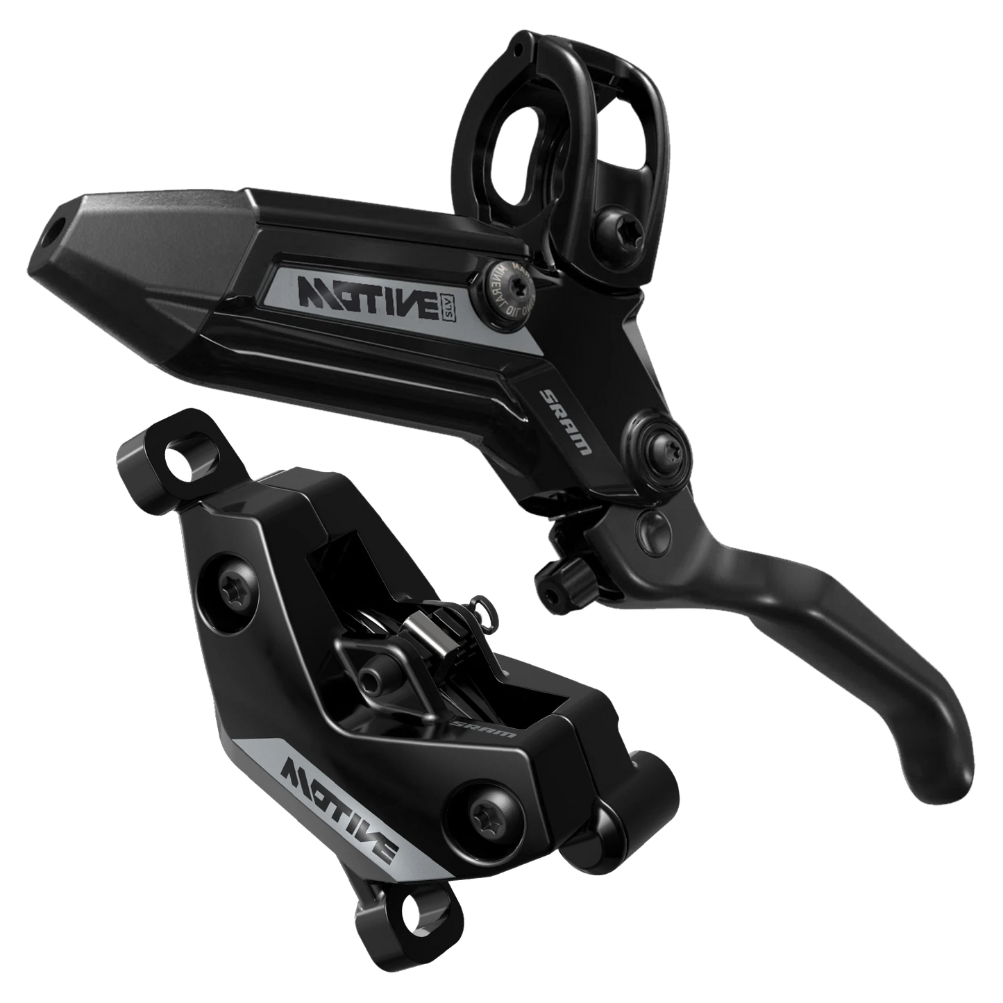 Paar SRAM MOTIVE SILVER Bremsen Schwarz