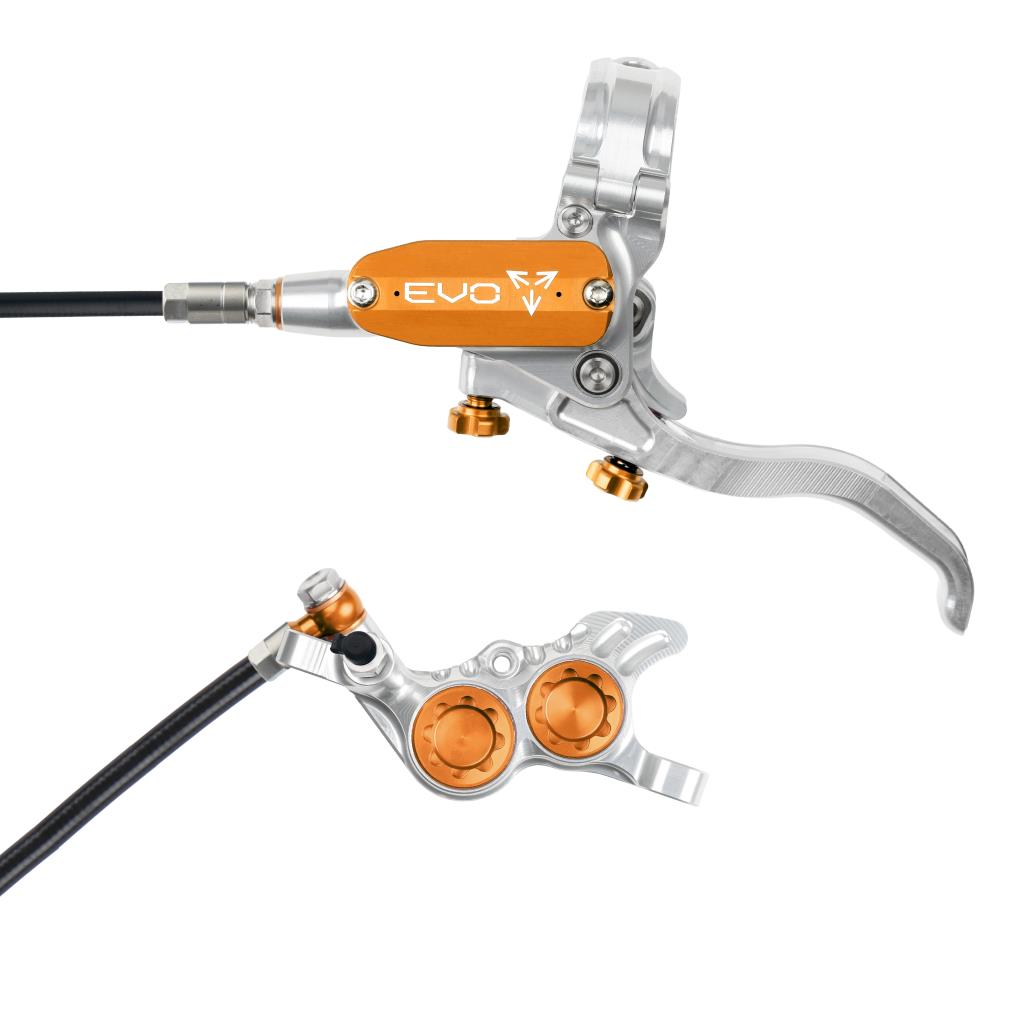 HOPE TECH 4 EVO GR4 Vorderradbremse Silber/Orange