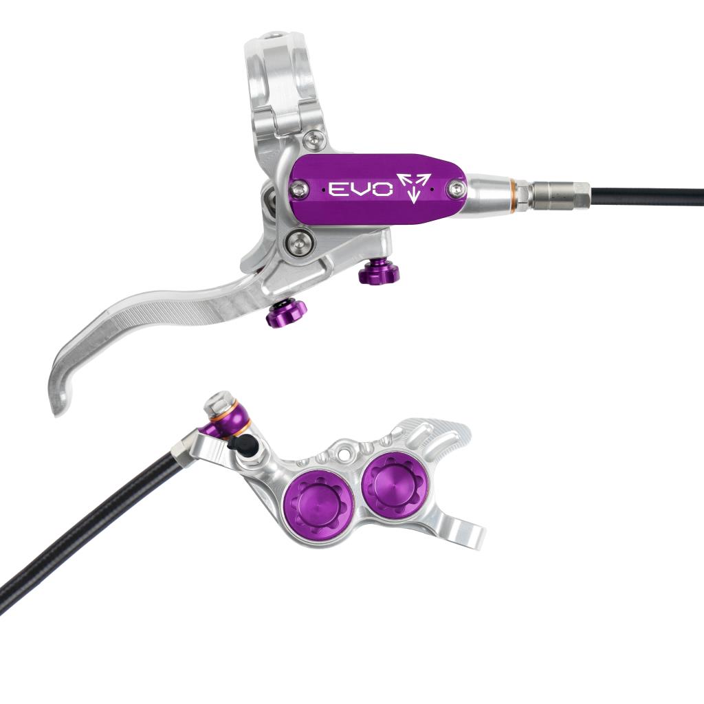 Bremse Hinten HOPE TECH 4 EVO GR4 Silber/Violett
