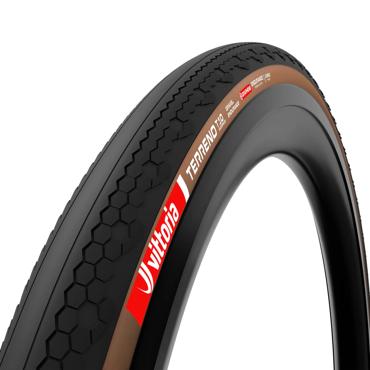 Reifen VITTORIA TERRENO T10 HARDPACK 700x40c Gravel Endurance Tubeless Ready Weich Braun