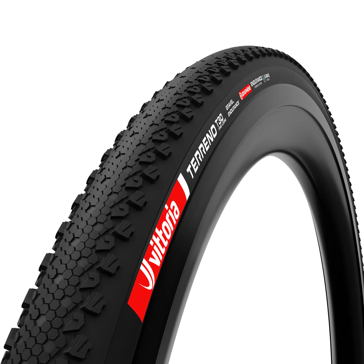 Reifen VITTORIA TERRENO T30 FINE LOOSE 700x45c Gravel Endurance Tubeless Ready Weich Schwarz