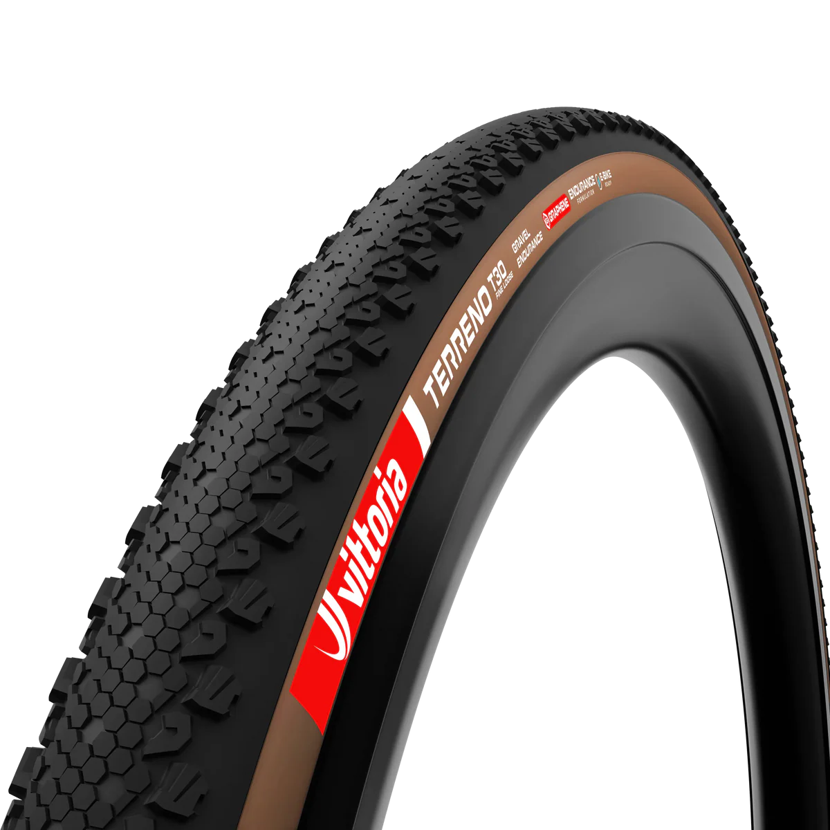 Reifen VITTORIA TERRENO T30 FINE LOOSE 700x40c Gravel Endurance Tubeless Ready Weich Braun