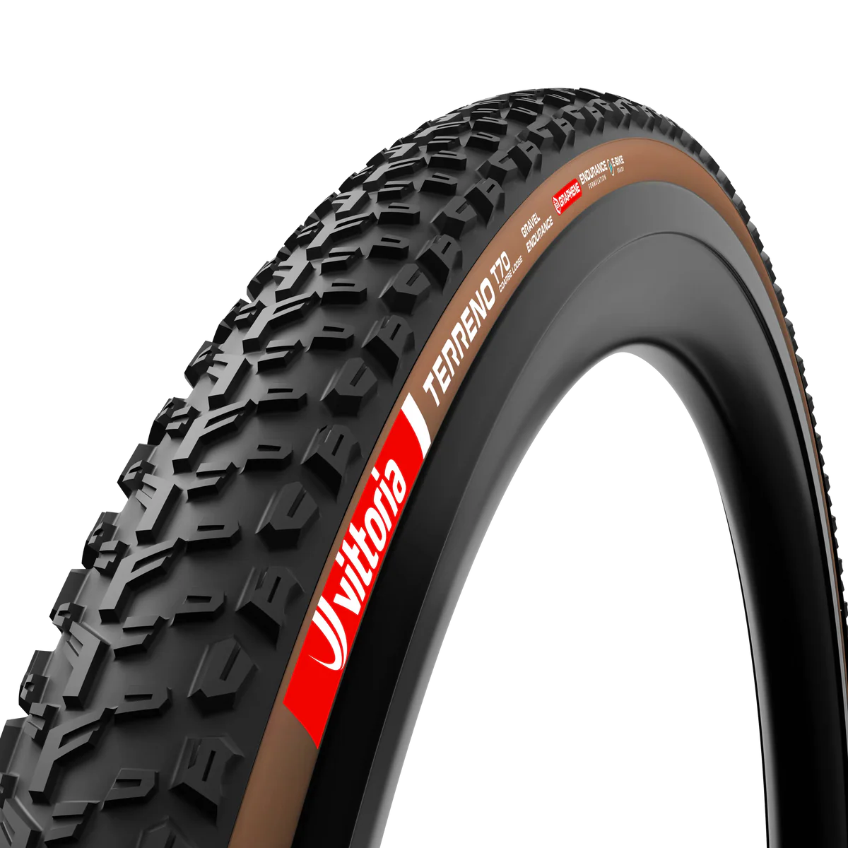 Reifen VITTORIA TERRENO T70 COARSE LOOSE 700x40c Gravel Endurance Tubeless Ready Weich Braun