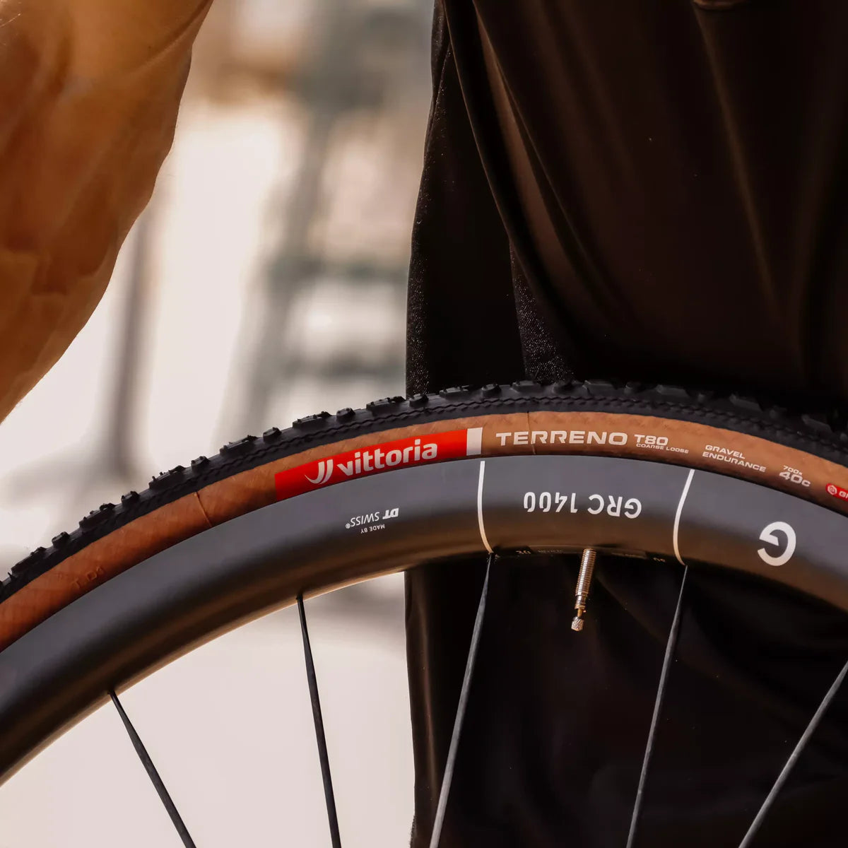 Reifen VITTORIA TERRENO T80 COARSE LOOSE 700x45c Gravel Endurance Tubeless Ready Weich Braun