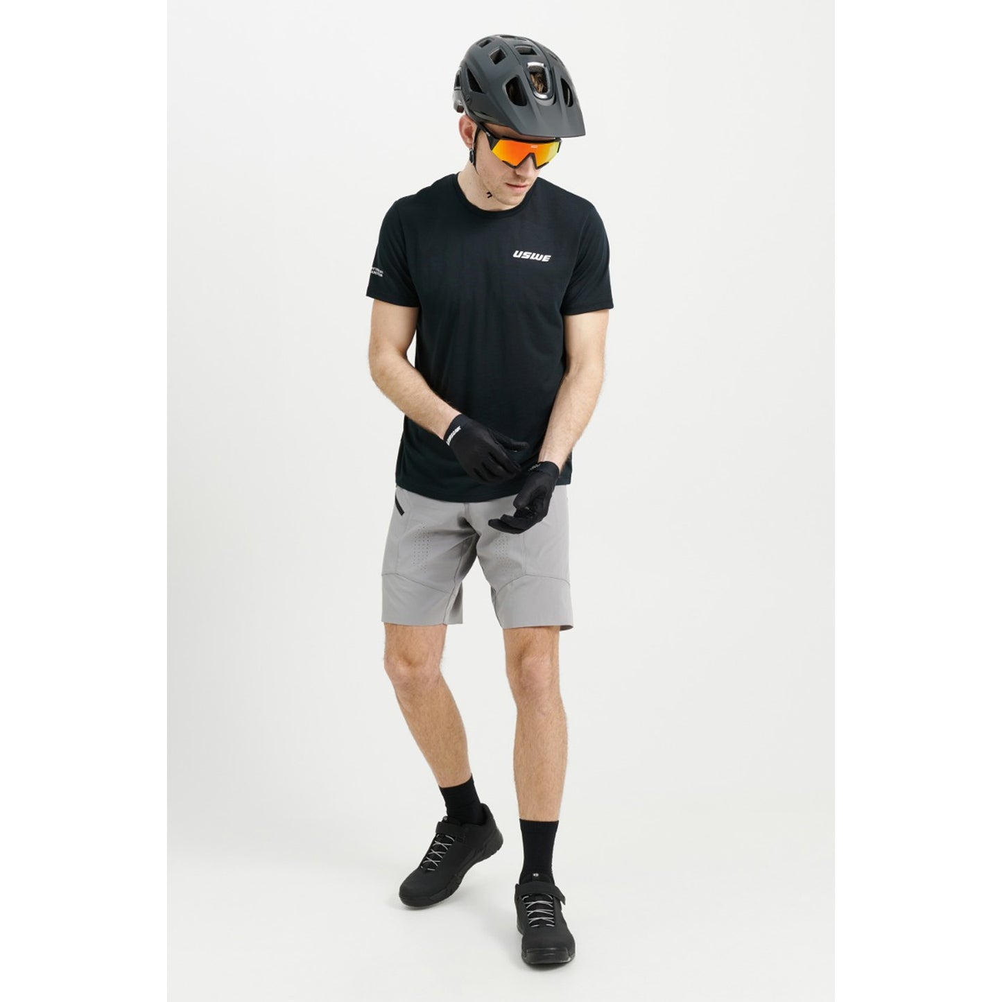 USWE HYBRID MTB Shorts Grau