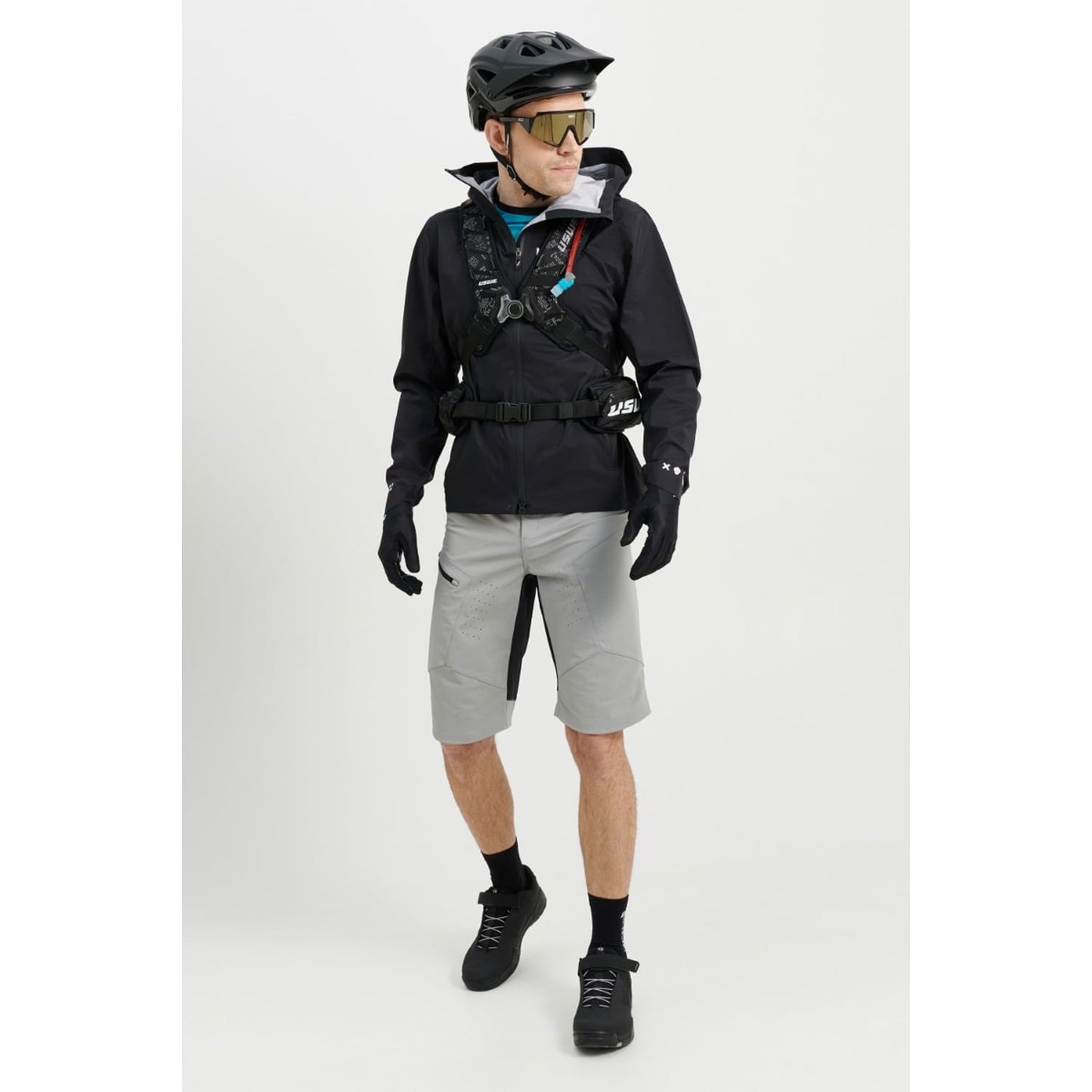 USWE WATERPROOF Jacke Schwarz