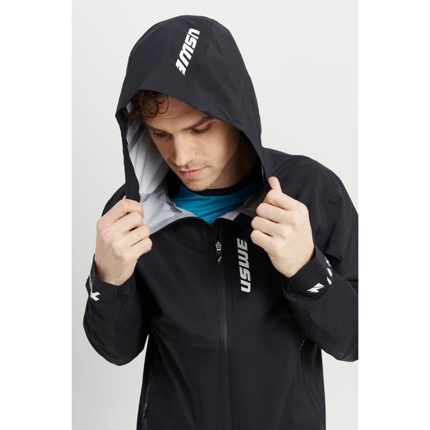USWE WATERPROOF Jacke Schwarz