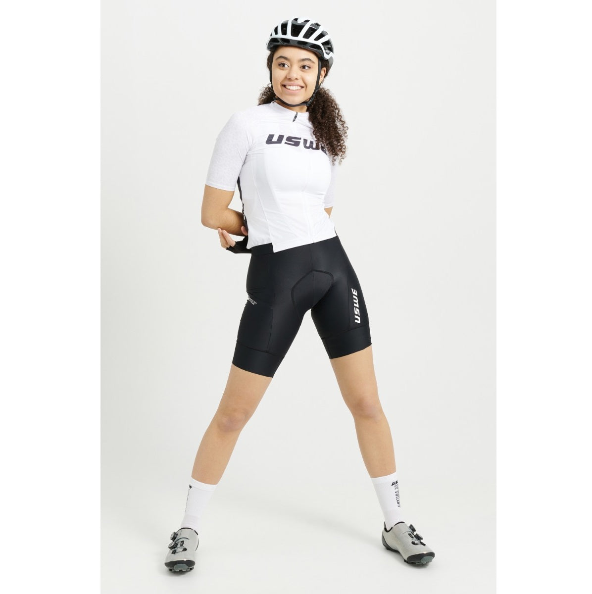 USWE GRUS GRAVEL Damen Kurzarm Trikot Weiß