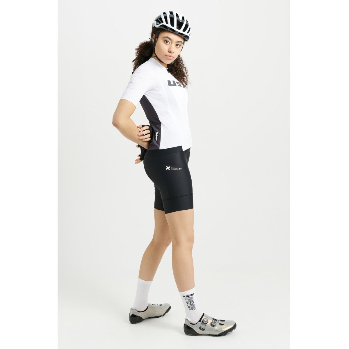USWE GRUS GRAVEL Damen Kurzarm Trikot Weiß