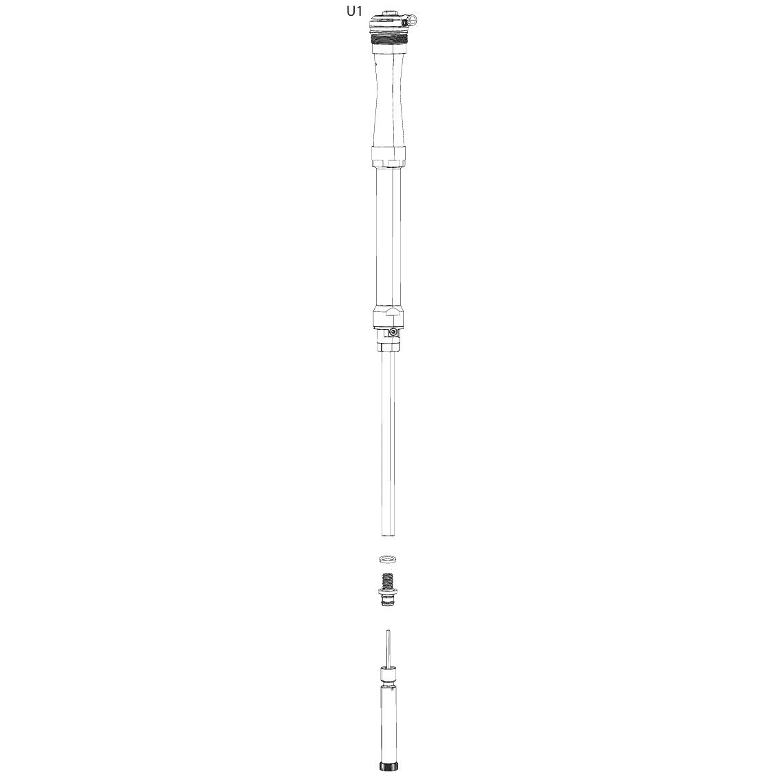 Kit Upgrade Kartusche ROCKSHOX RACE DAY2 3P 32mm für Gabel SID / SID SL 100-110mm B1+ / REBA 100mm A7