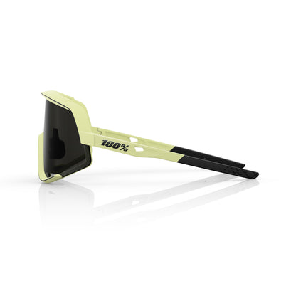 Brille 100% GLENDALE Soft Tact Glow Gelb Smoke Lens