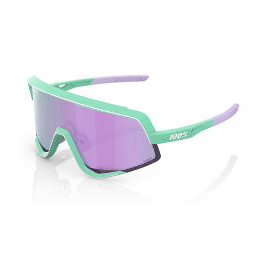 100% GLENDALE Soft Tact Brille Grün Hiper Mirror Lavendel