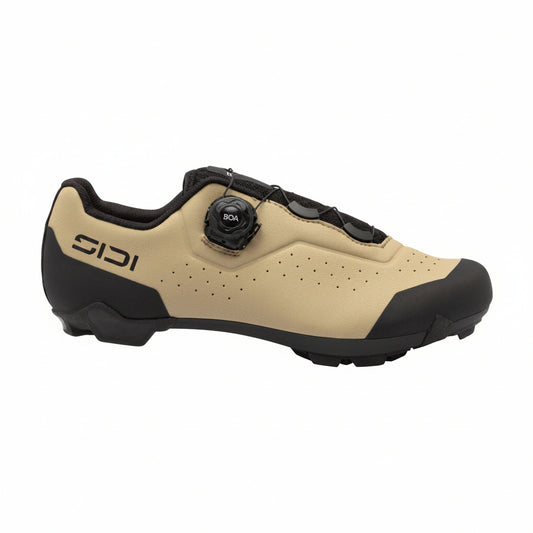 XC-Gravel-Schuhe Sidi Liinea dark sand, Außenprofilansicht