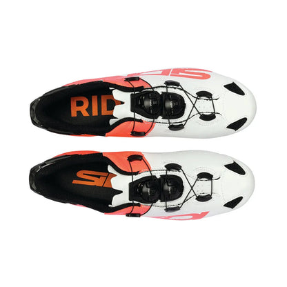 Rennradschuhe SIDI SHOT 2S PRO Weiß/Koralle
