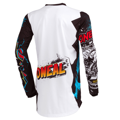 O'NEAL ELEMENT VILLAIN Junior Trikot Langarm Weiß