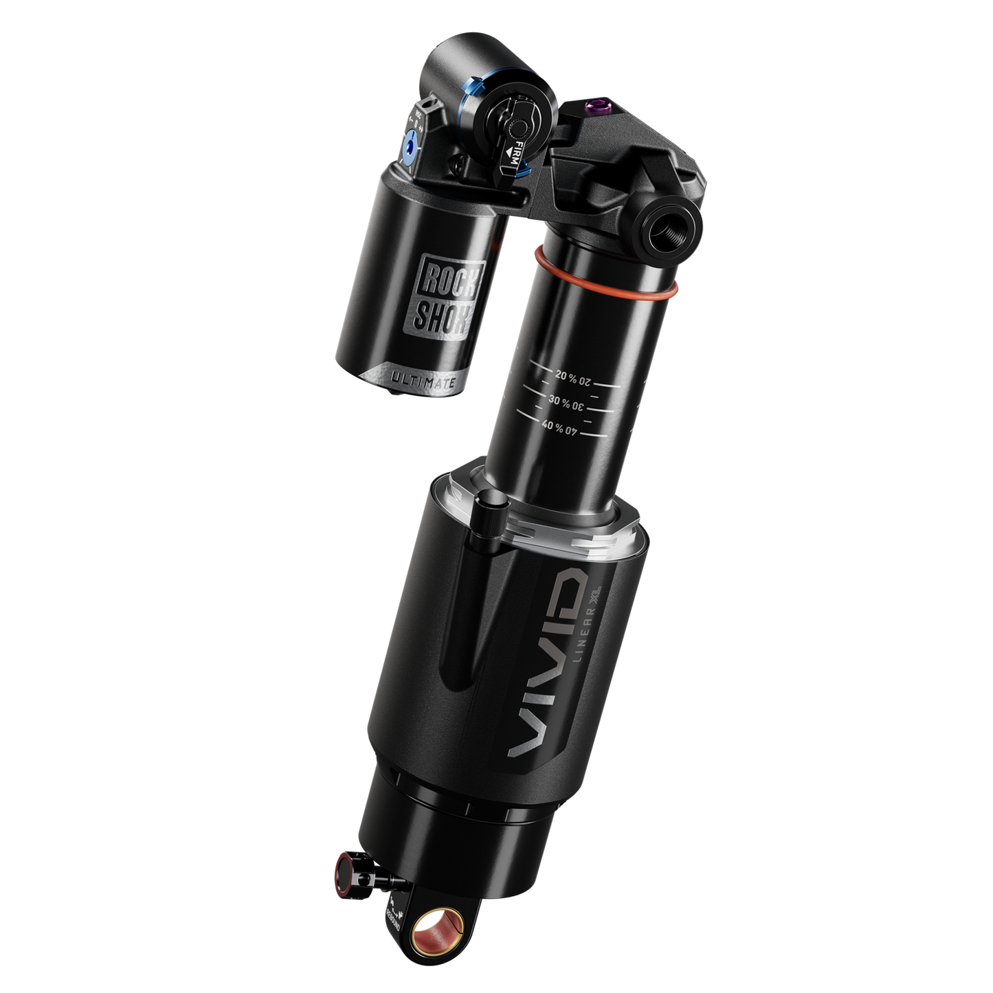 ROCKSHOX VIVID ULTIMATE RC2T LINEAR XL D1 Trunnion Stoßdämpfer für Transition Spire (2021+)
