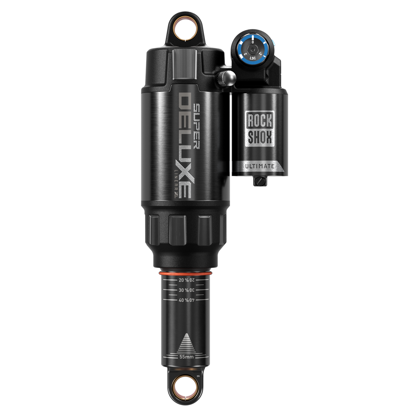 RS Super Deluxe Ultimate RC2T - 230x57.5 Linear XL Air, Token Loc 2, Reb55/Comp30, Lockout45, HB, Std Std(10x54,10x40)D1 SantaCruzHightower4(2025+)