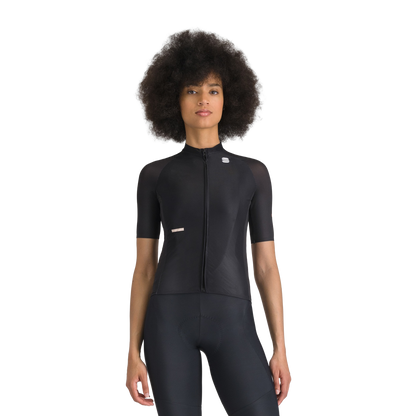 Radtrikot SPORTFUL SUPERNOVA Kurzarm Damen Schwarz