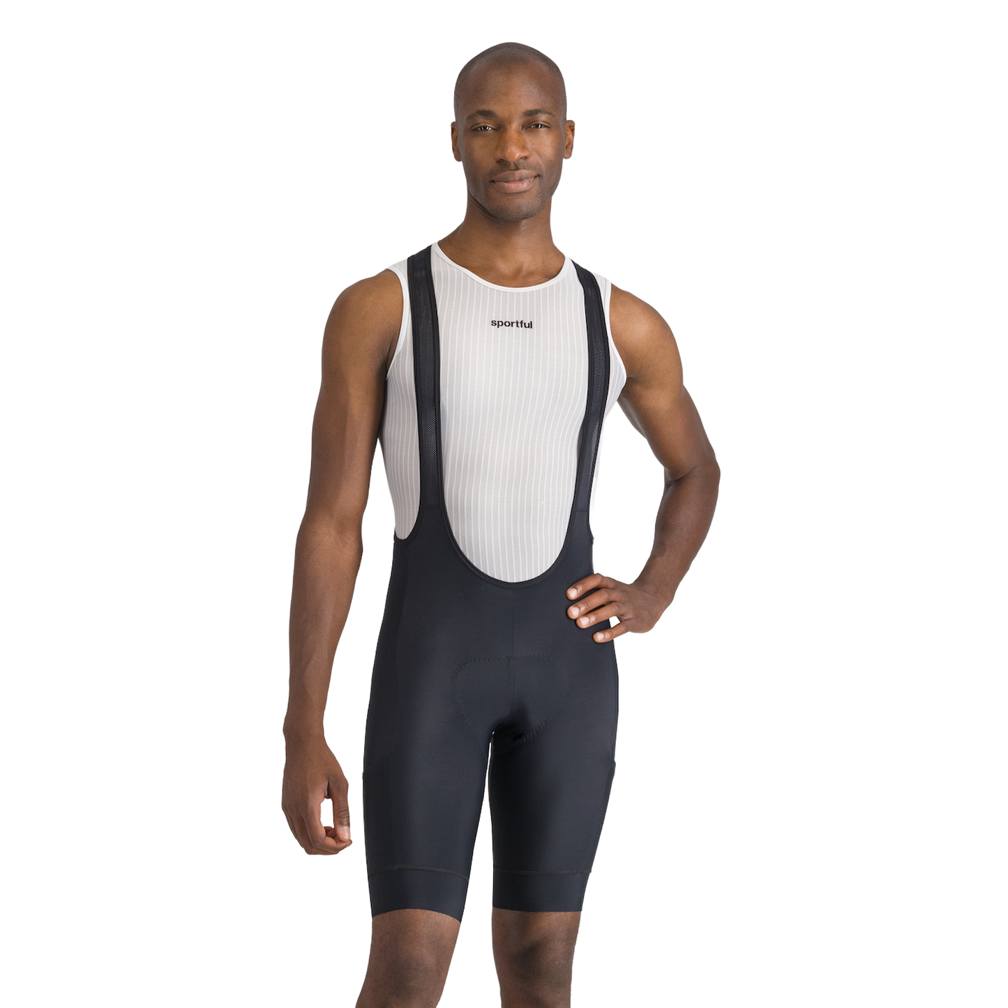 SPORTFUL GIARA 2 Kurze Trägerhose Schwarz