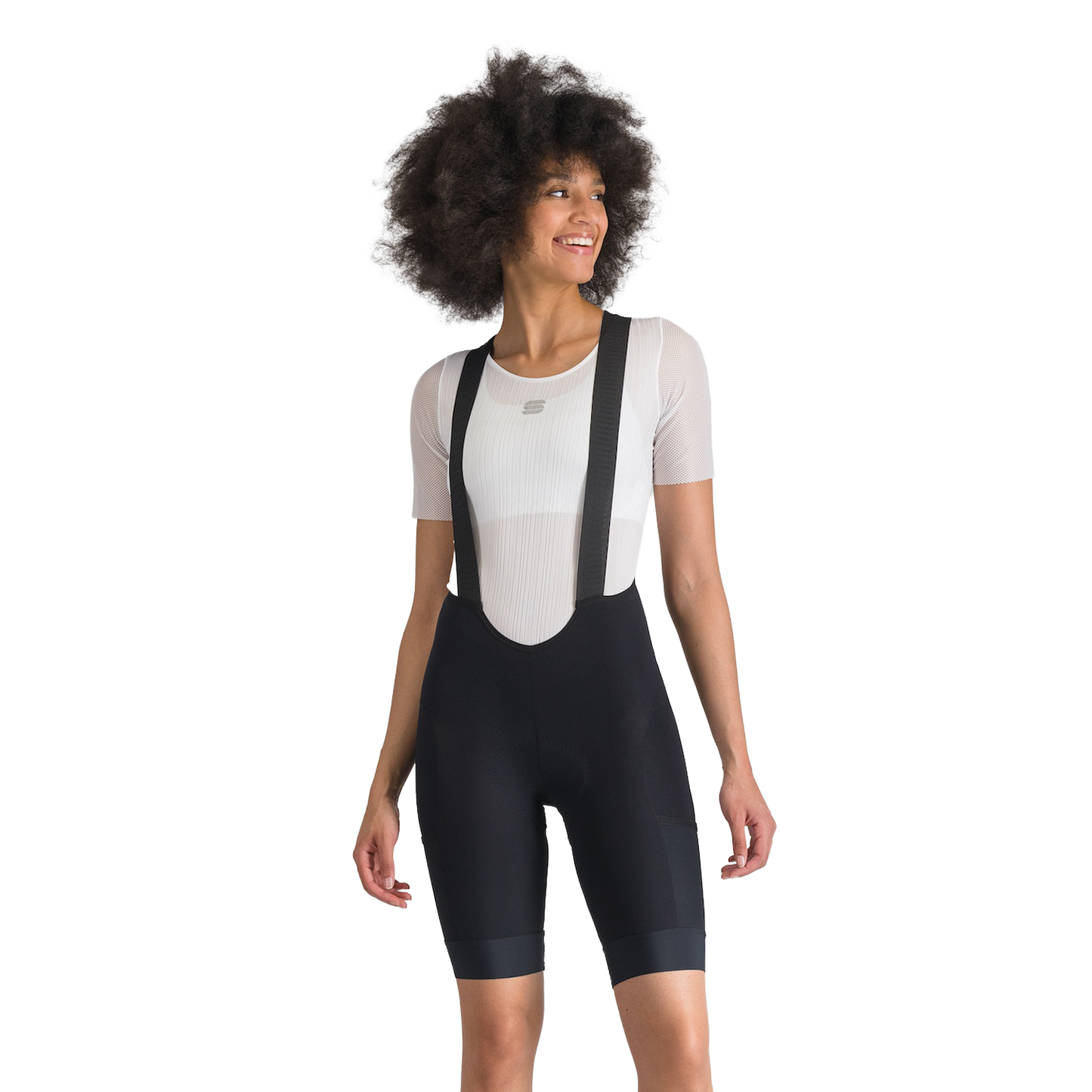 SPORTFUL SUPERGIARA 2 Damen Kurz Trägerhose Schwarz