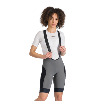 Kurze Trägerhose SPORTFUL SUPERGIARA 2 Damen Grau/Schwarz