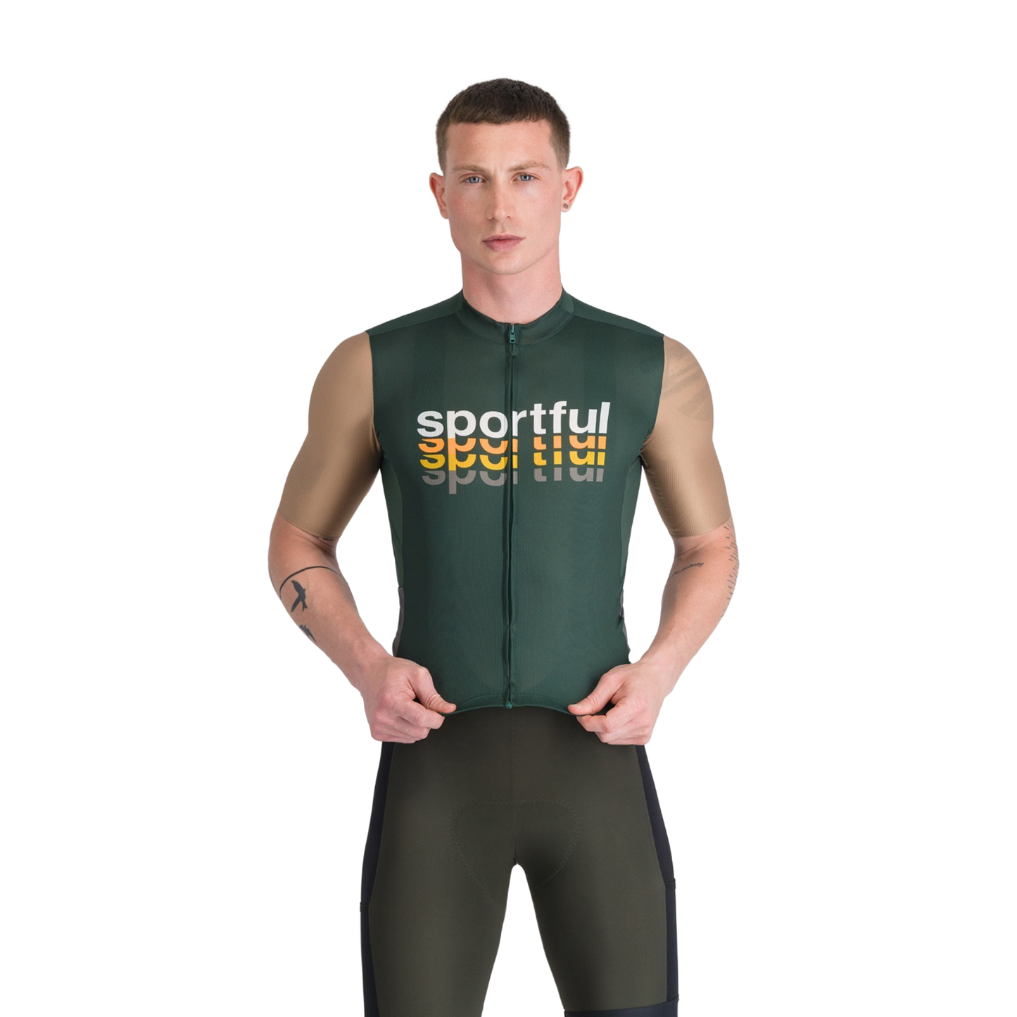 Trikot SPORTFUL SUPERGIARA 2 LOGO Kurzarm Khaki