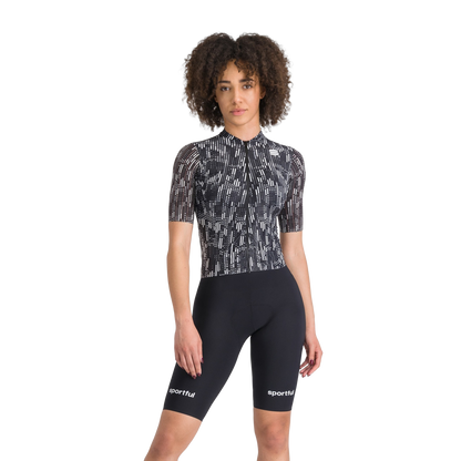 Einteiler SPORTFUL G-SUIT Kurzarm Damen Schwarz/Weiß
